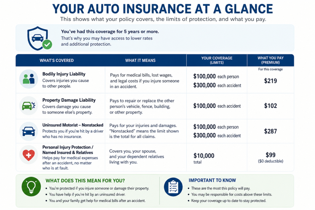 explanation of insurance policy