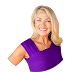 Jennifer Williams - blonde lady with purple dress