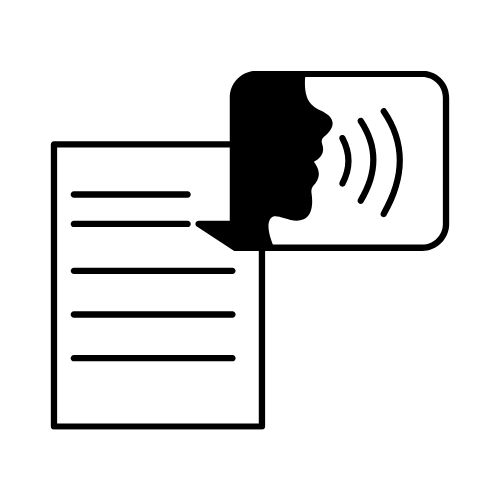 person talking