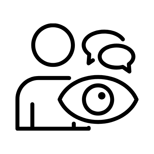 person see and talk